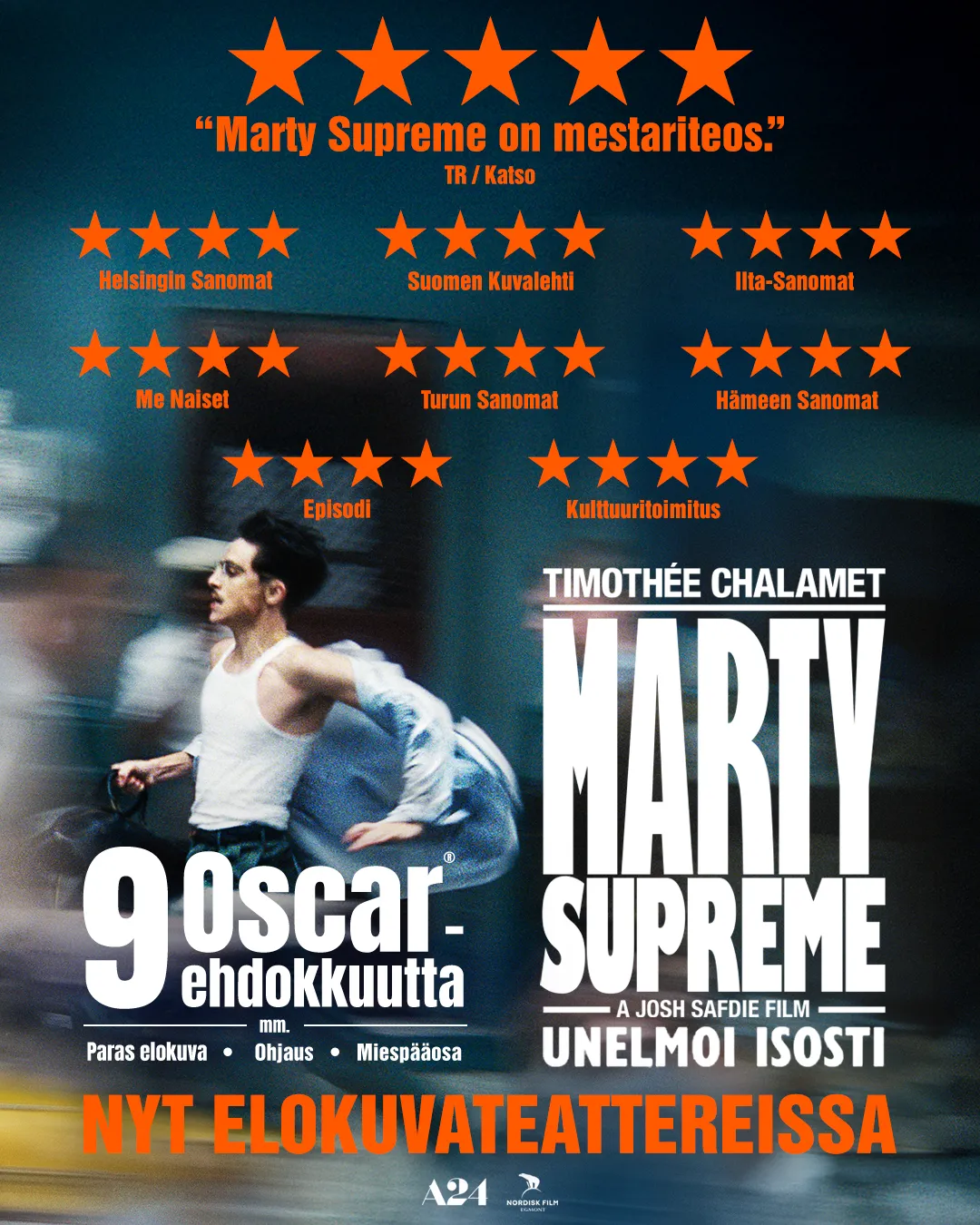 Marty Supreme - Unelmoi isosti