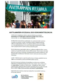 ANTTILANMÄEN KYLÄJUHLA 2019 -DOKUMENTTIELOKUVA