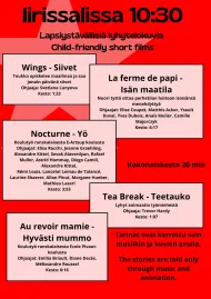 KINOS -  ELOKUVAFESTIVAALI: Lapsiystävällisiä elokuvia