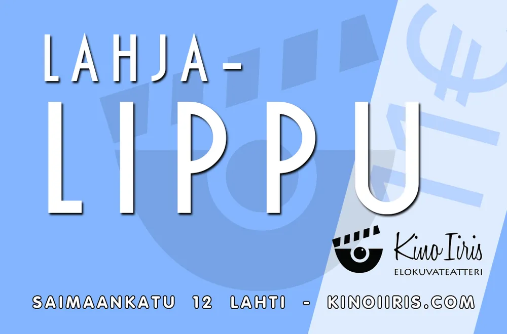 Elokuvalahjalippu 11€