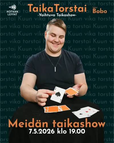 TaikaTorstai: Vaihtuva Taikashow – Meidän taikashow