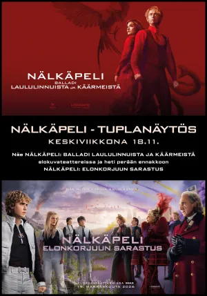 Nälkäpeli-tuplanäytös