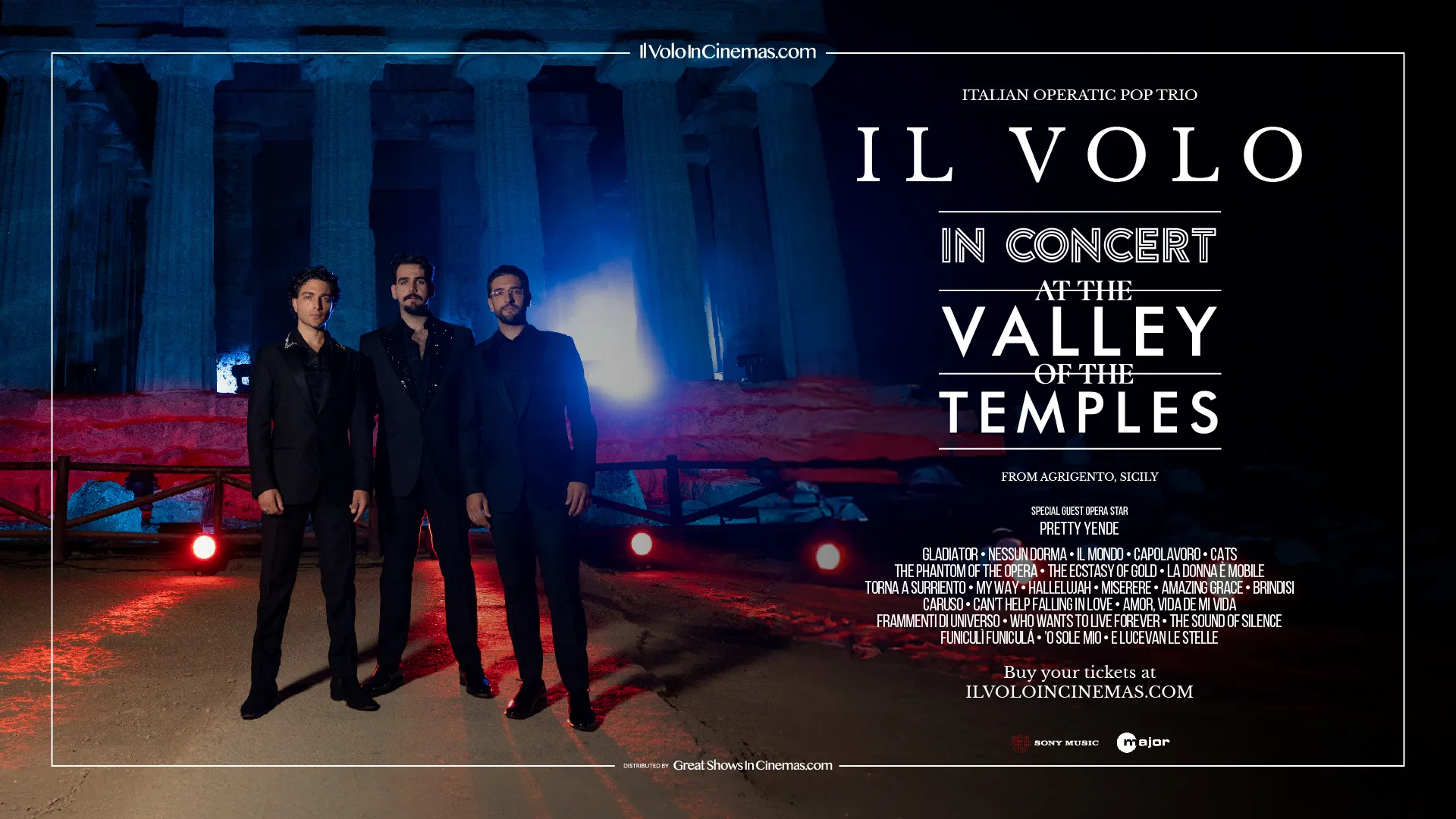 Il Volo at the Valley of the Temples