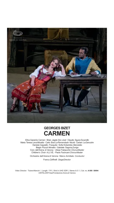 Ooppera: CARMEN (Arena di Verona / Bizet)